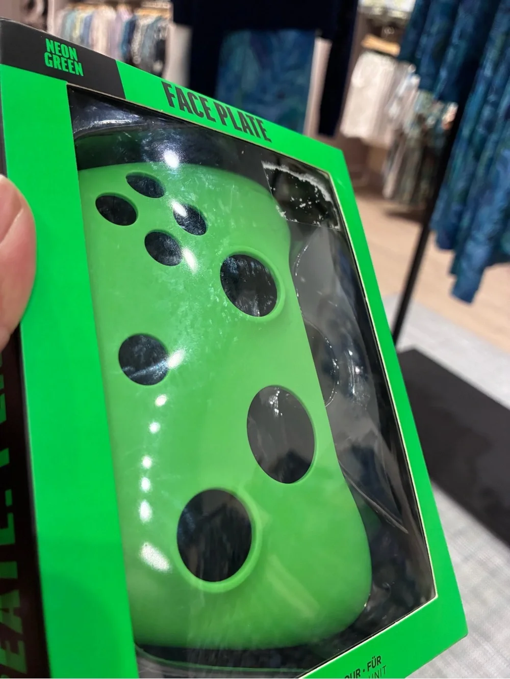 Candy Con Neon Green Controller Face Plate GameStop NIB